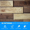 3D Wall Panels - Wood Old parquet - Smart Profile