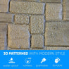 3D Wall Panels - Shell Rock light - Smart Profile