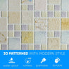3D Wall Panels - Mosaic Sandy lagoon - Smart Profile