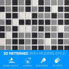 3D Wall Panels - Mosaic BLACK - Smart Profile