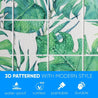 3D Wall Panels - Monstera tiles - Smart Profile