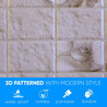 3D Wall Panels - Tiles White cockleshell - Smart Profile