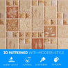 3D Wall Panels - Mosaic Autumn leaf - Smart Profile