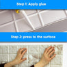 3D Wall Panels - Tiles White cockleshell - Smart Profile