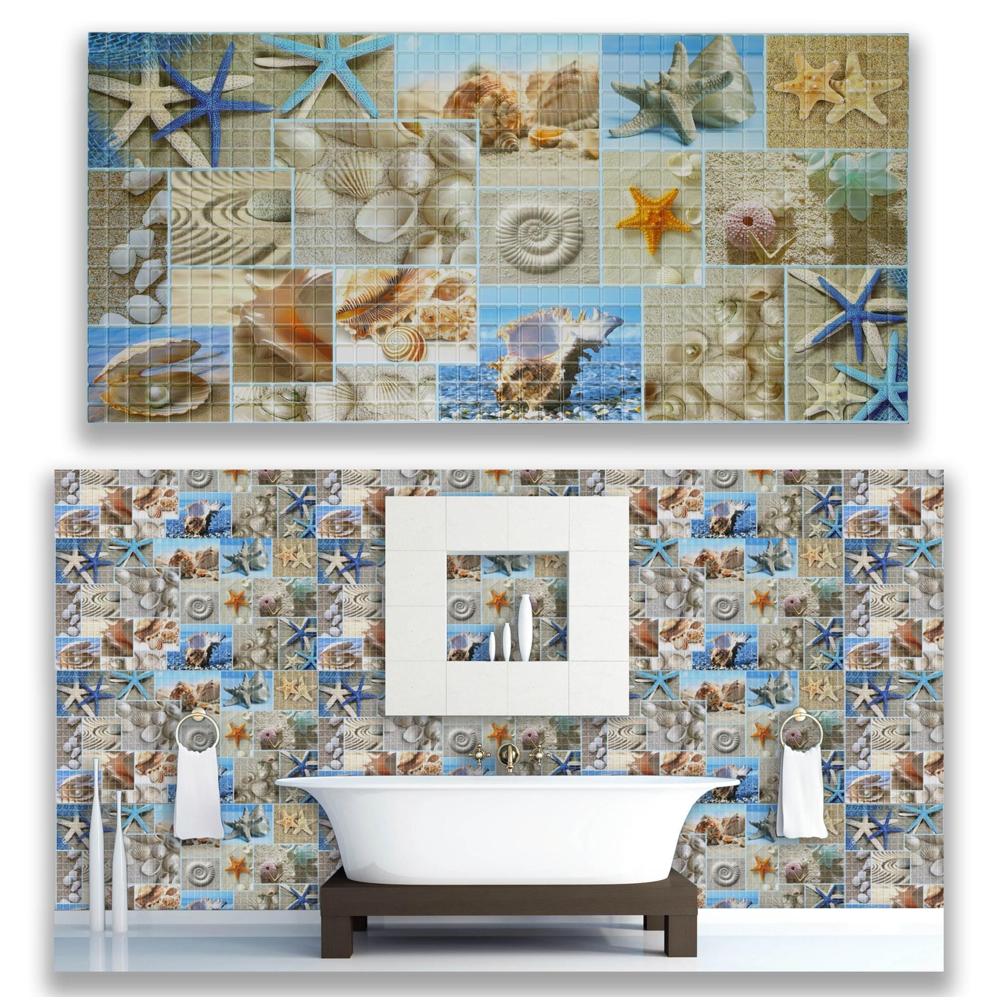 3D Wall Panels - Mosaic Beach - Smart Profile