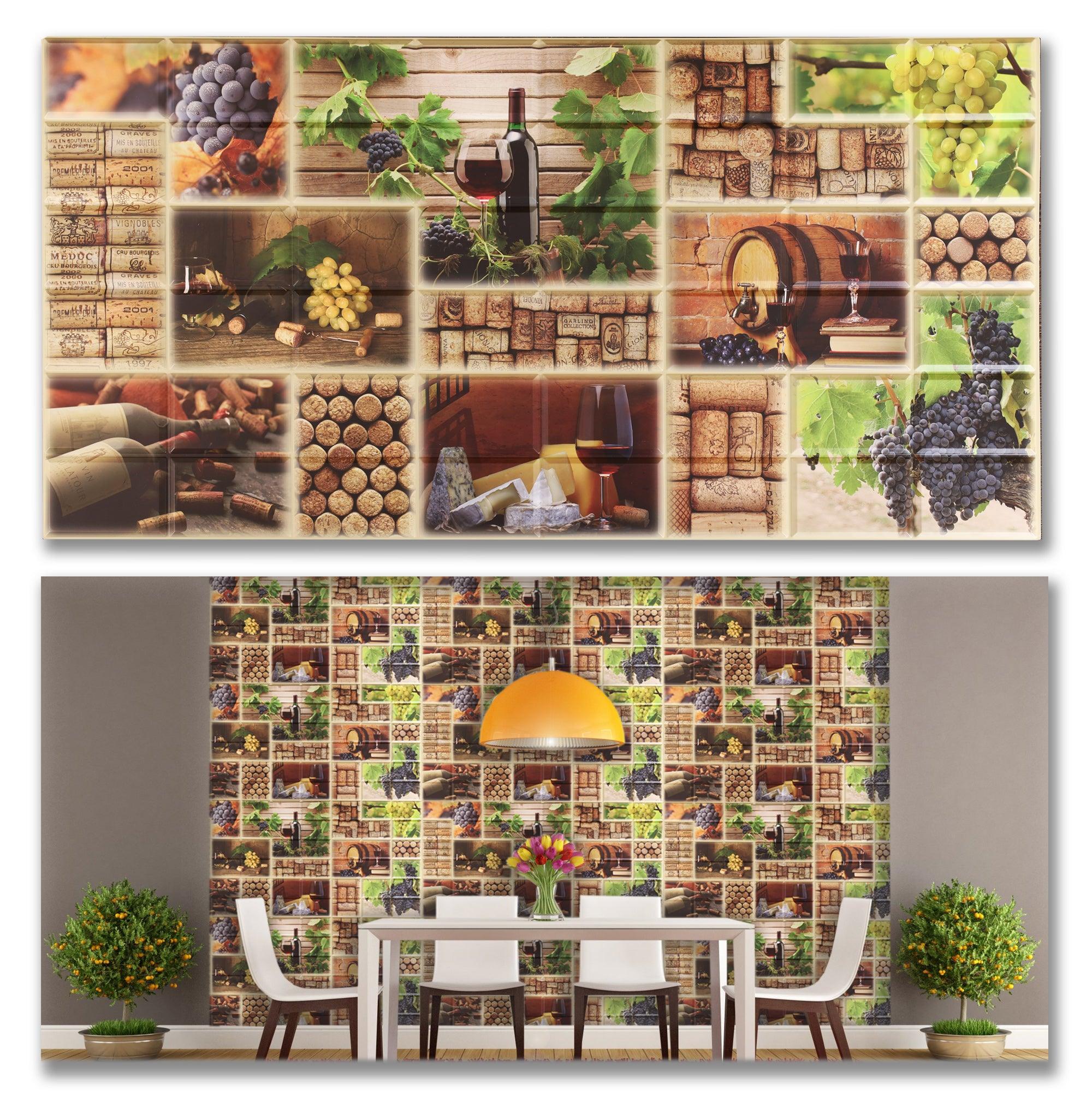 3D Wall Panels - Tiles Wine cellar - Smart Profile