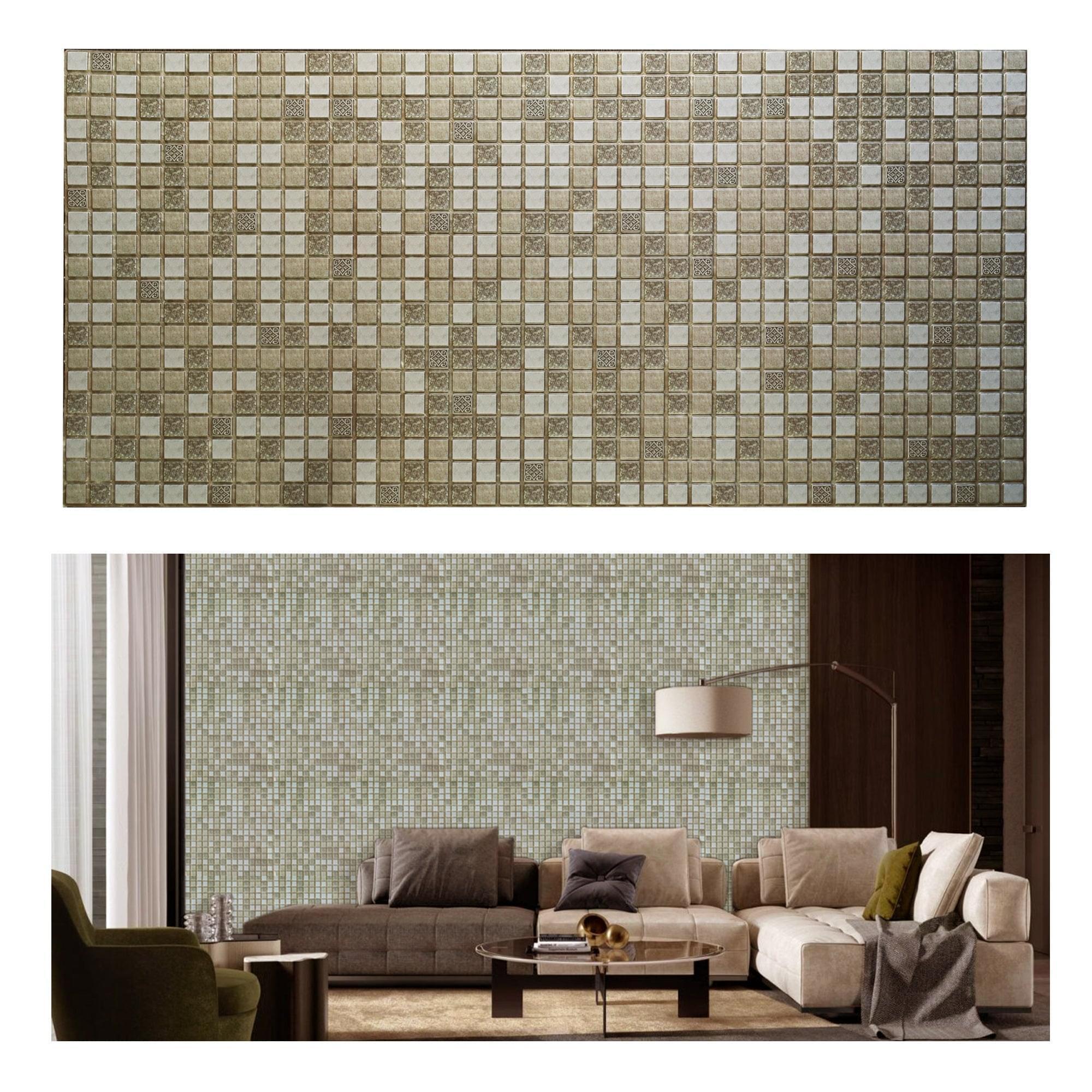 3D Wall Panels - Mosaic Brown - Smart Profile
