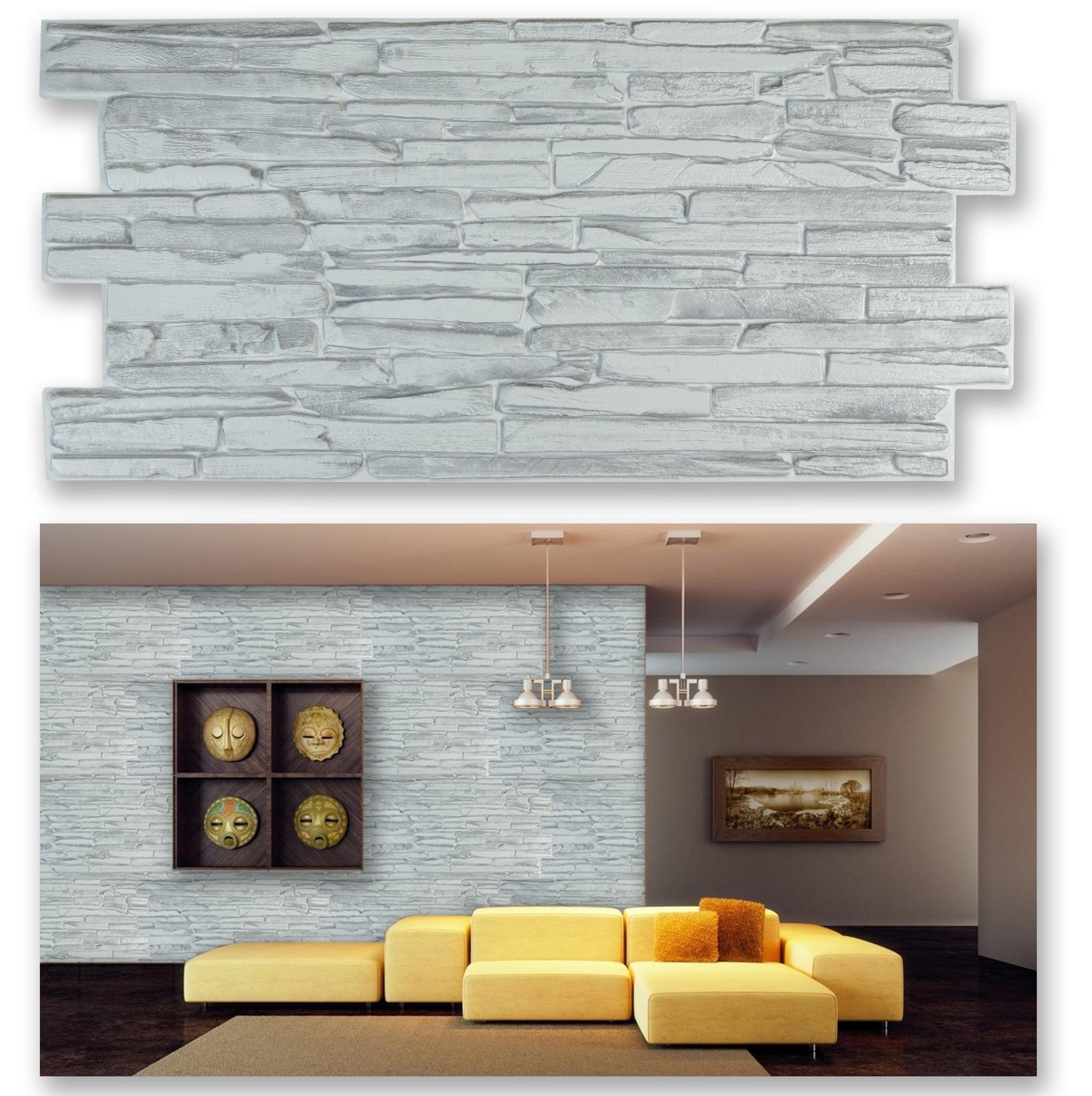 3D Wall Panels - Gray Quartzite - Smart Profile