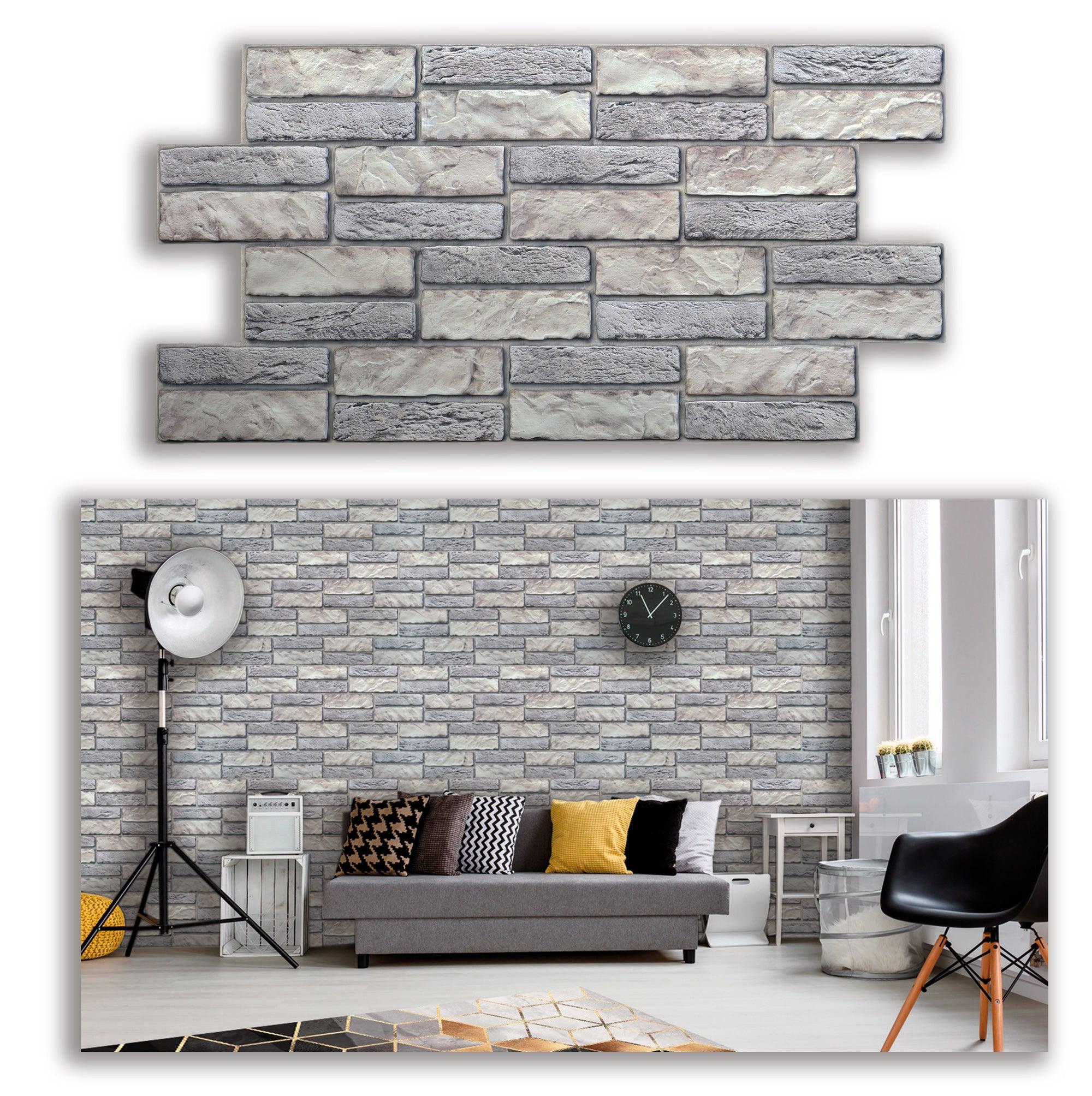 3D Wall Panels - Stone Expanse Light - Smart Profile