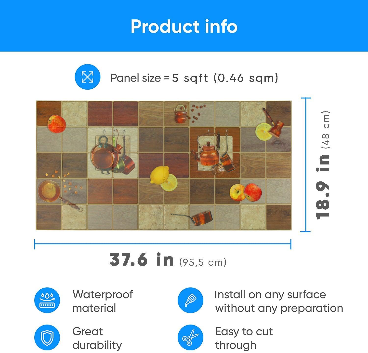 3D Wall Panels - Tile of Mistletoe - Smart Profile