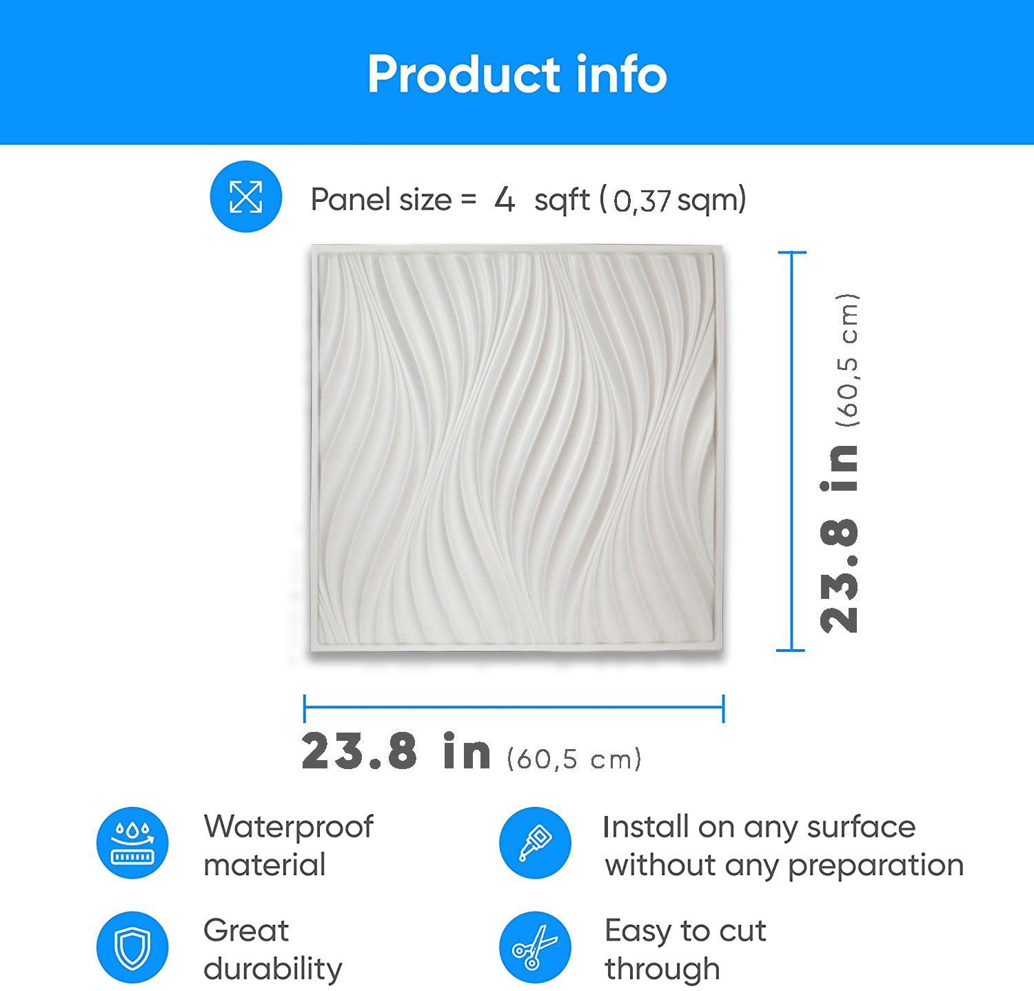 3D Wall Panels - PORTU - Smart Profile