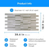 3D Wall Panels - Bleached Oak Parquet - Smart Profile