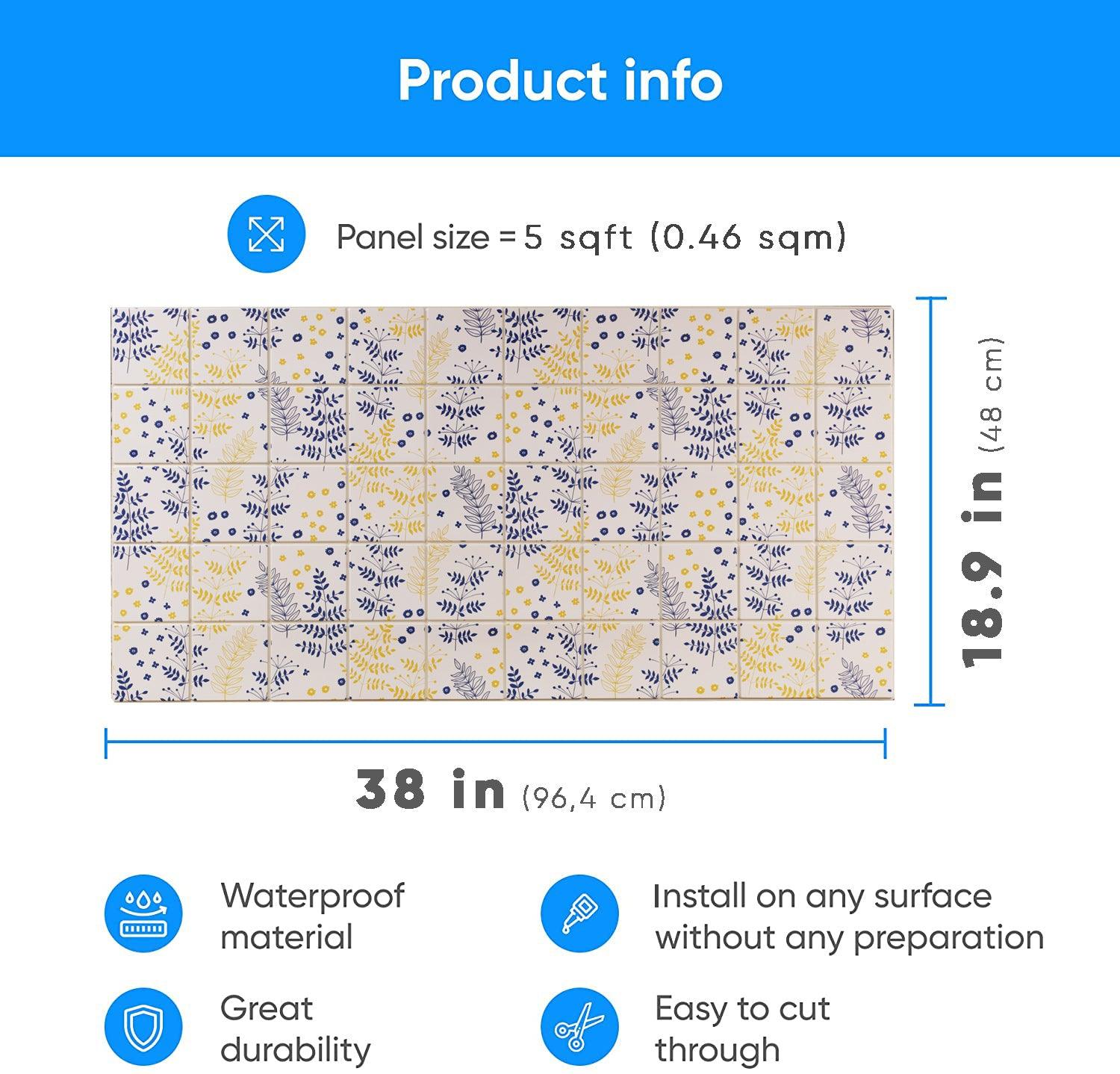 3D Wall Panels - Tile Meander - Smart Profile
