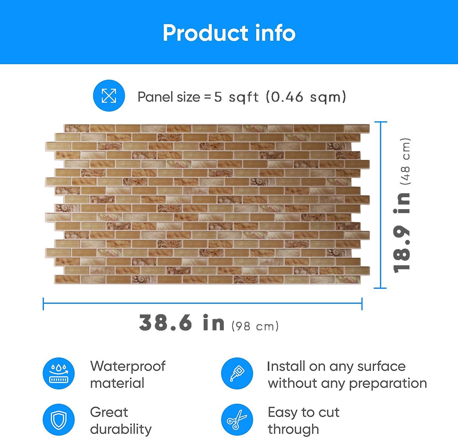 3D Wall Panels - Tiles Asteria - Smart Profile