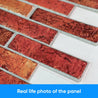 Classic Brick Red Wall Panels - Smart Profile
