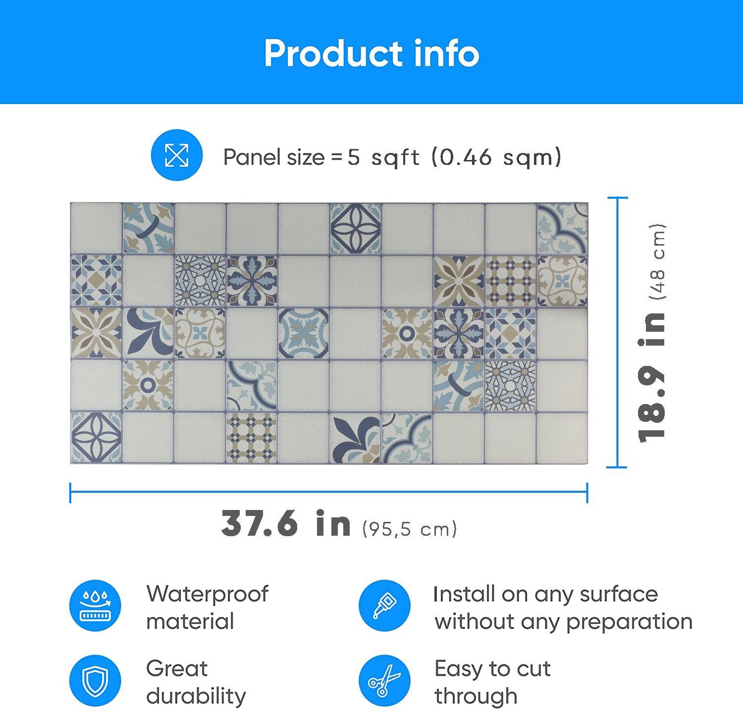 3D Wall Panels - Tiles Morocco - Smart Profile