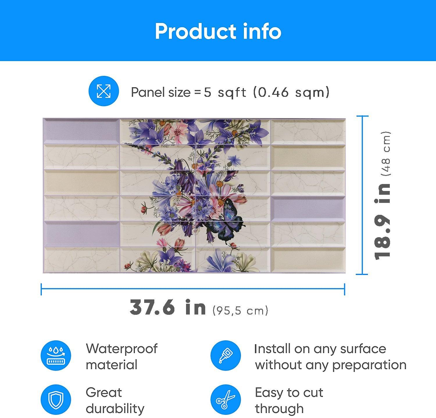 3D Wall Panels - Tile Cosmey - Smart Profile