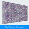3D Wall Panels - Mosaic Purple - Smart Profile