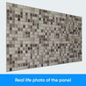 3D Wall Panels - Mosaic Marble beige - Smart Profile