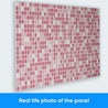 3D Wall Panels - Mosaic pink - Smart Profile