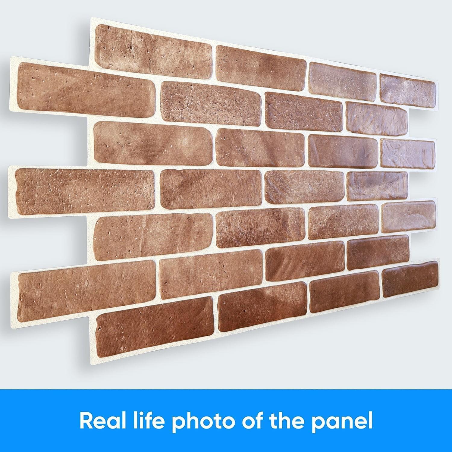 3D Wall Panels - Brick Old Brown - Smart Profile