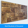 3D Wall Panels - Wood Pine Round logs - Smart Profile