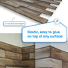 3D Wall Panels - Wood nut - Smart Profile
