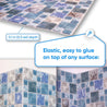 3D Wall Panels - Mosaic Sea Breeze - Smart Profile