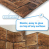 3D Wall Panels - Wood Pine Round logs - Smart Profile