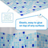 3D Wall Panels - Mosaic Dark Blue - Smart Profile