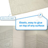 Self-Adhesive 3D Wall Panels Faux Stone "White Brick" - Smart Profile